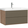 Тумба подвесная CERSANIT CLASSIC RIBBLE 80 коричневый 69280