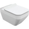 Подвесной унитаз CERSANIT CREA SQUARE CLEAN ON DPL EO SLIM 63115